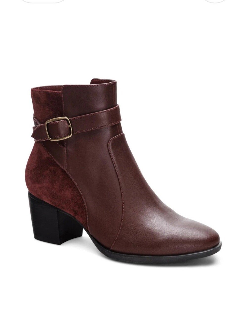 Aetrex Rebecca Heel Boot In Burgundy